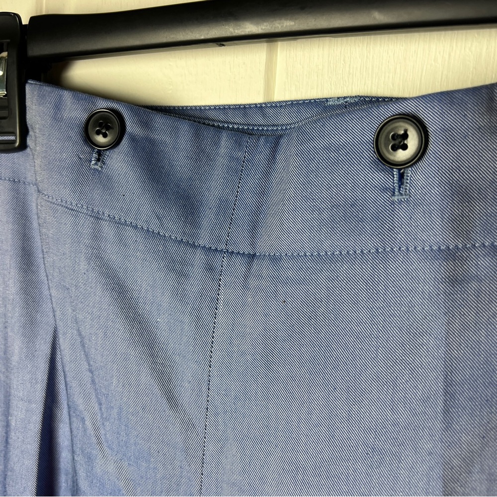 Faonnable Sky Blue Multi- Button Front Pants - image 2